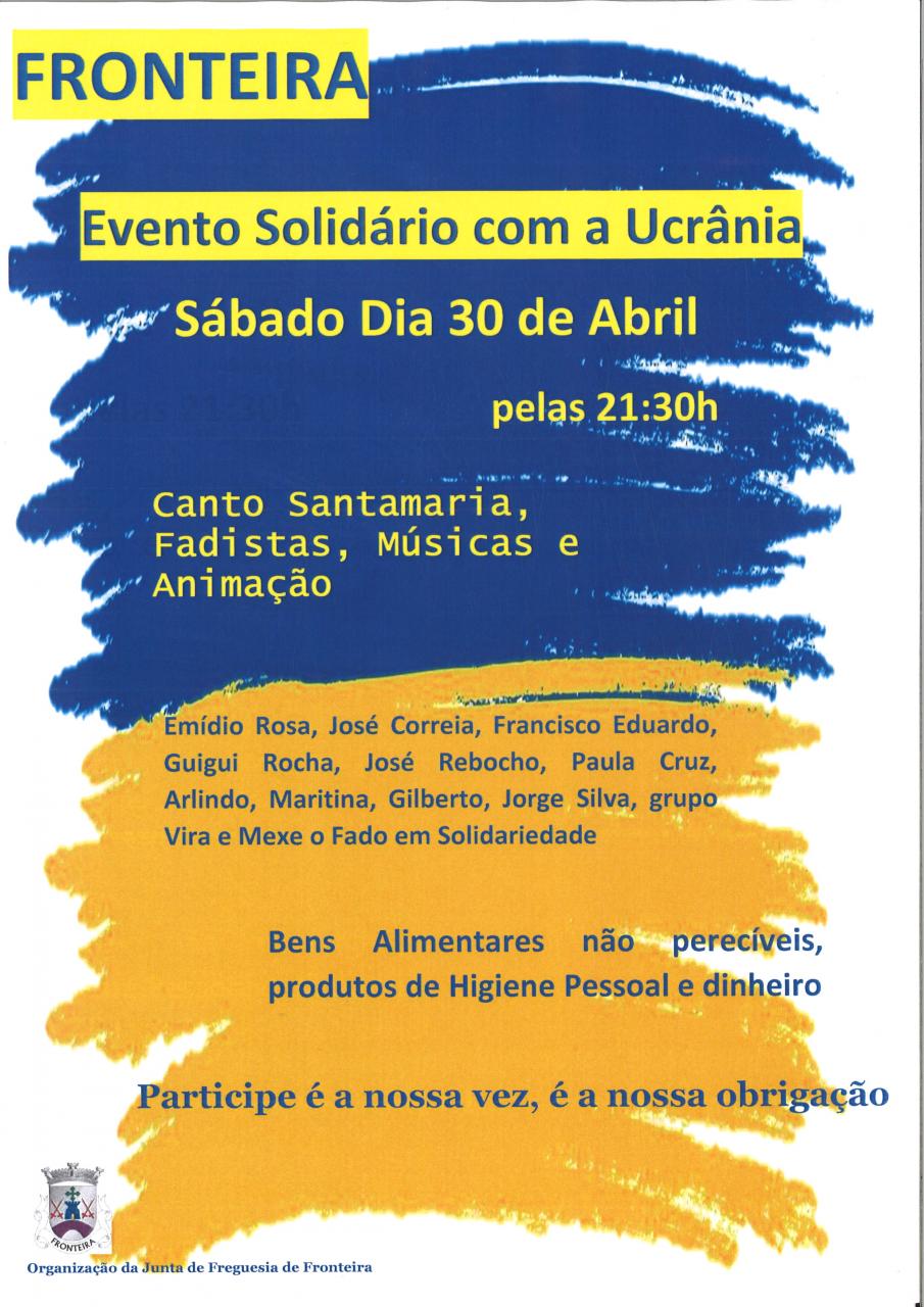 Evento Solidário com a Ucrânia